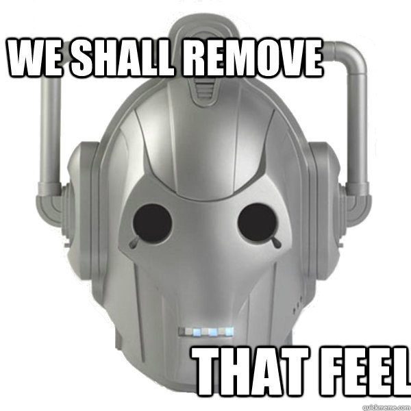 We shall remove That Feel  