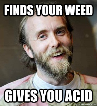 Finds your weed gives you acid  Hippie Father