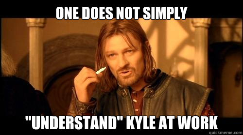 ONE DOES NOT SIMPLY  
