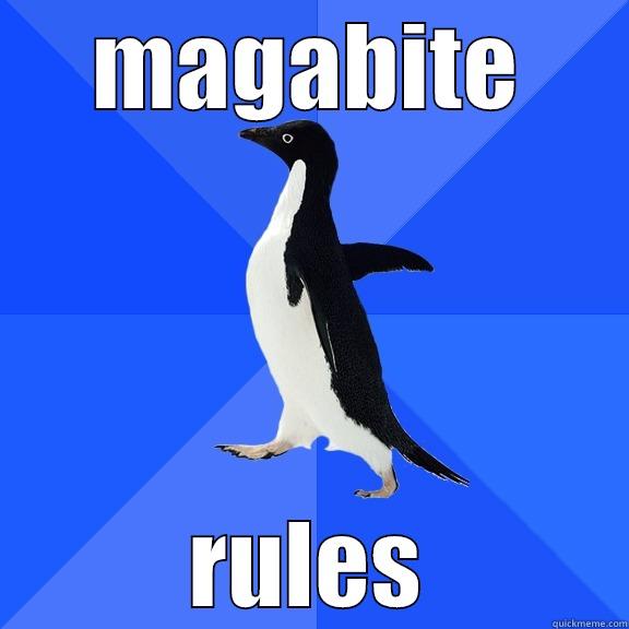 MAGABITE RULES Socially Awkward Penguin
