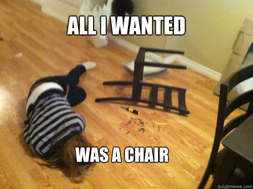 ALL I WANTED WAS A CHAIR - ALL I WANTED WAS A CHAIR  Misc