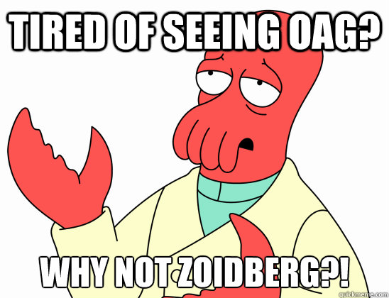 Tired of seeing OAG? Why not zoidberg?! - Tired of seeing OAG? Why not zoidberg?!  Why not zoidberg-baby