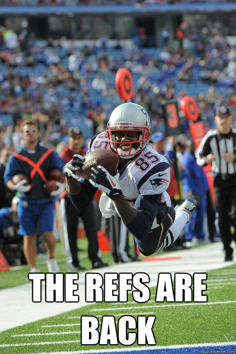  the refs are back -  the refs are back  photogenic Brandon Lloyd