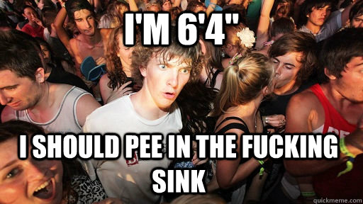 I'm 6'4