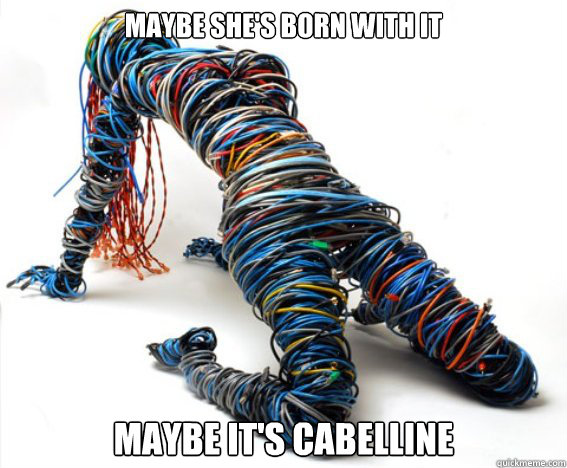 Maybe she's born with it Maybe it's cabelline - Maybe she's born with it Maybe it's cabelline  Maybelline Memes
