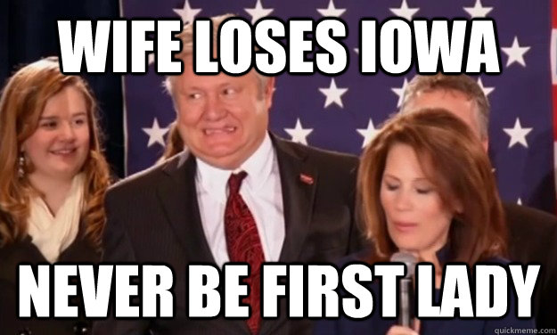 wife loses iowa never be first lady  