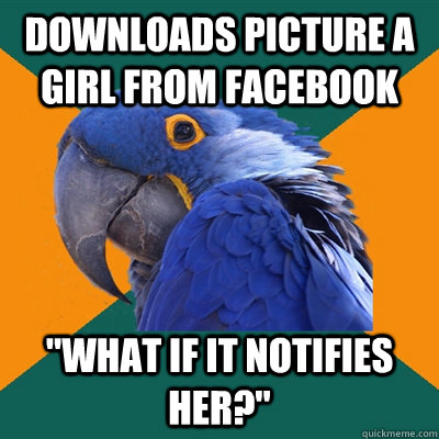 Downloads picture a girl from Facebook 