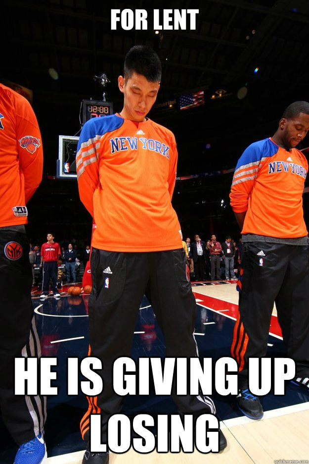 for lent he is giving up losing - for lent he is giving up losing  jeremy lin baby