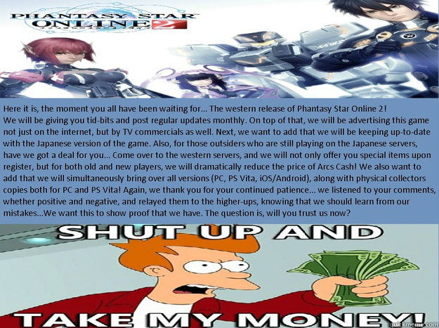   -    Too good to be true, SEGA