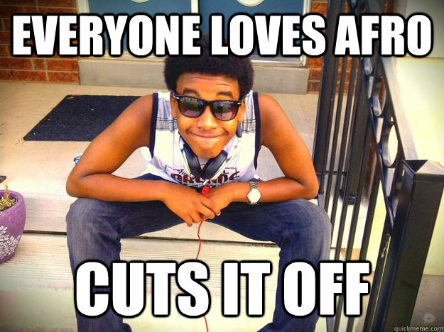 EVERYONE LOVES AFRO CUTS IT OFF - EVERYONE LOVES AFRO CUTS IT OFF  SCUMBAG WAEL