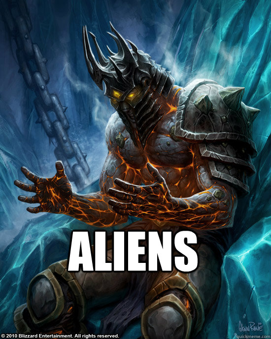  aliens  blovar lich king