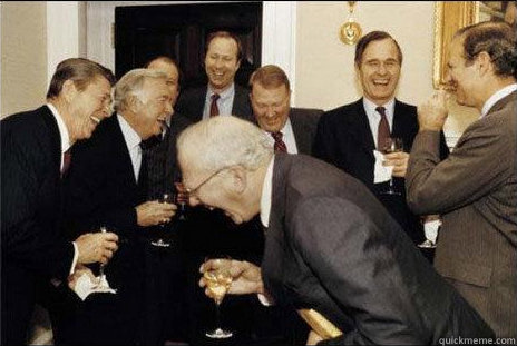   -    laughing politicians