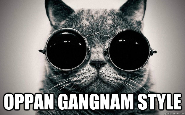  oppan gangnam style  Morpheus Cat Facts