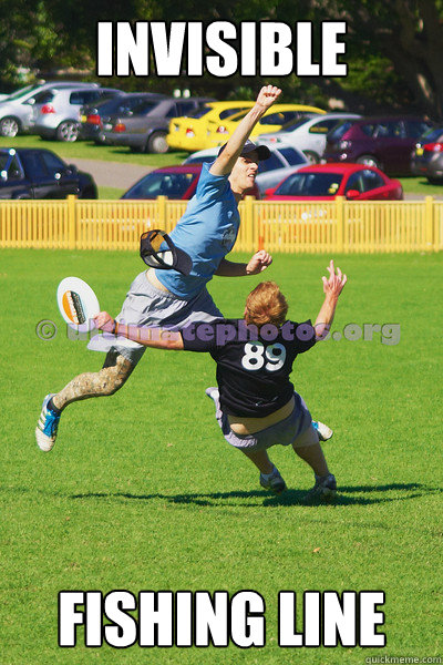 invisible fishing line  