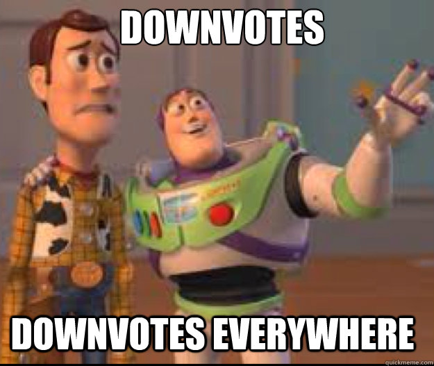 downvotes downvotes everywhere - downvotes downvotes everywhere  Misc