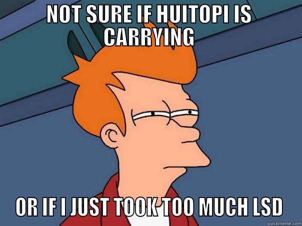 NOT SURE IF HUITOPI IS CARRYING OR IF I JUST TOOK TOO MUCH LSD Futurama Fry