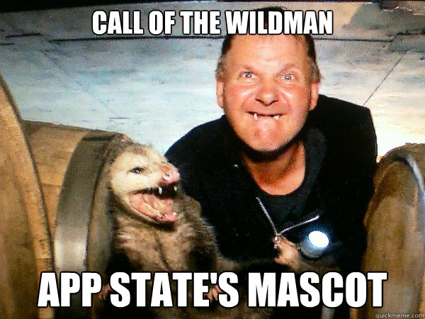 Call of the Wildman App State's Mascot  