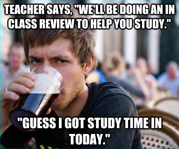 Teacher says, 