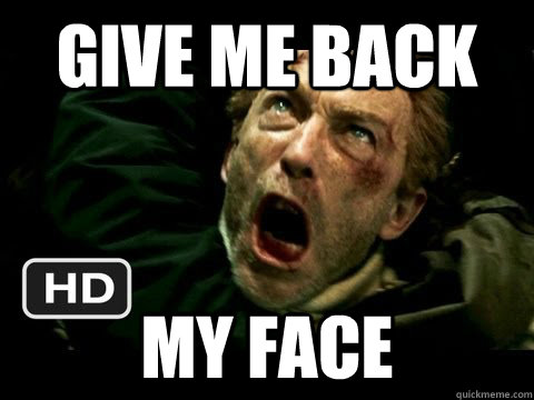 GIVE ME BACK MY FACE - GIVE ME BACK MY FACE  Rorschach