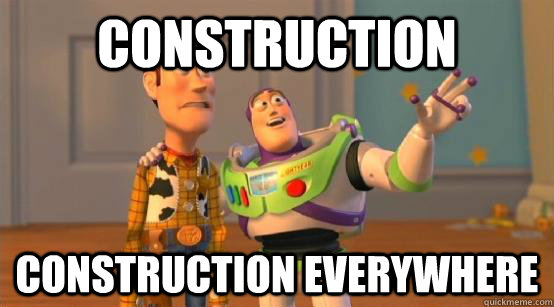 construction construction everywhere  Buzz Glitter