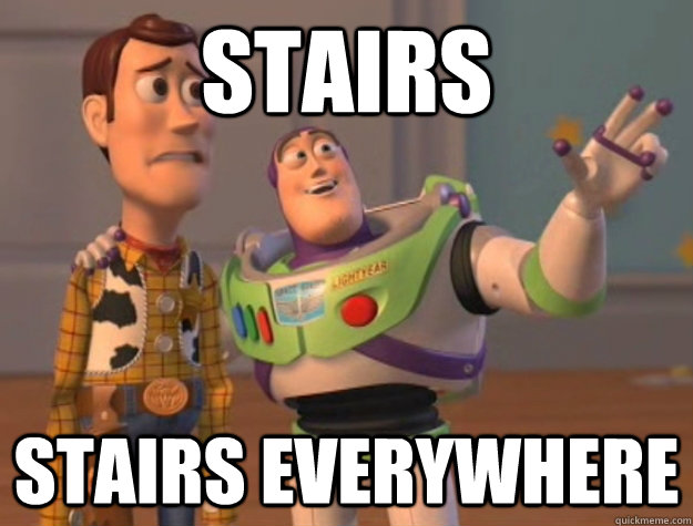 Stairs stairs everywhere - Stairs stairs everywhere  Buzz Lightyear