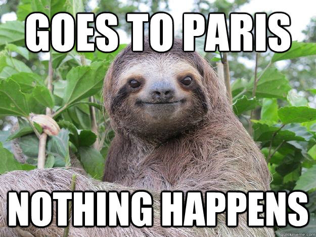 GOES TO PARIS NOTHING HAPPENS - GOES TO PARIS NOTHING HAPPENS  Stoned Sloth
