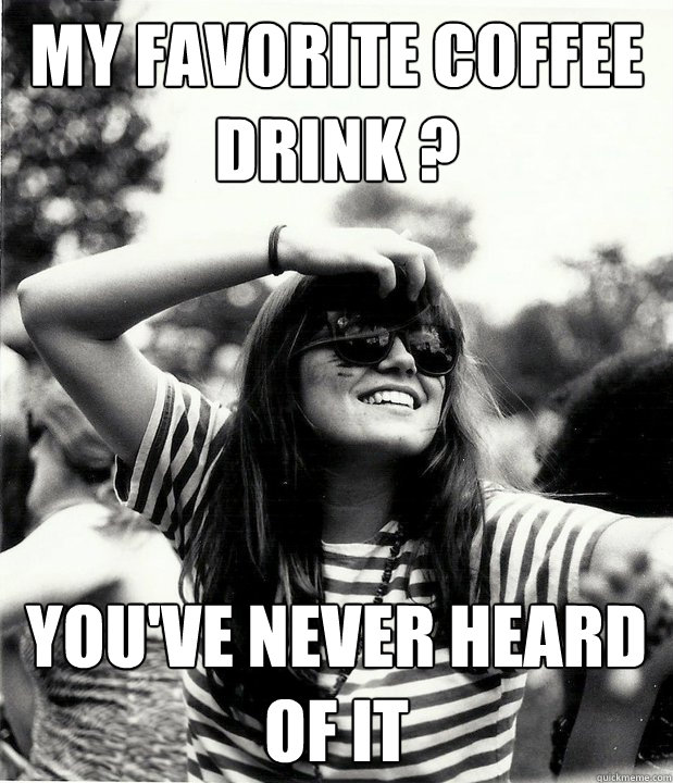 my favorite coffee drink ? you've never heard of it  Georgetown Hipster