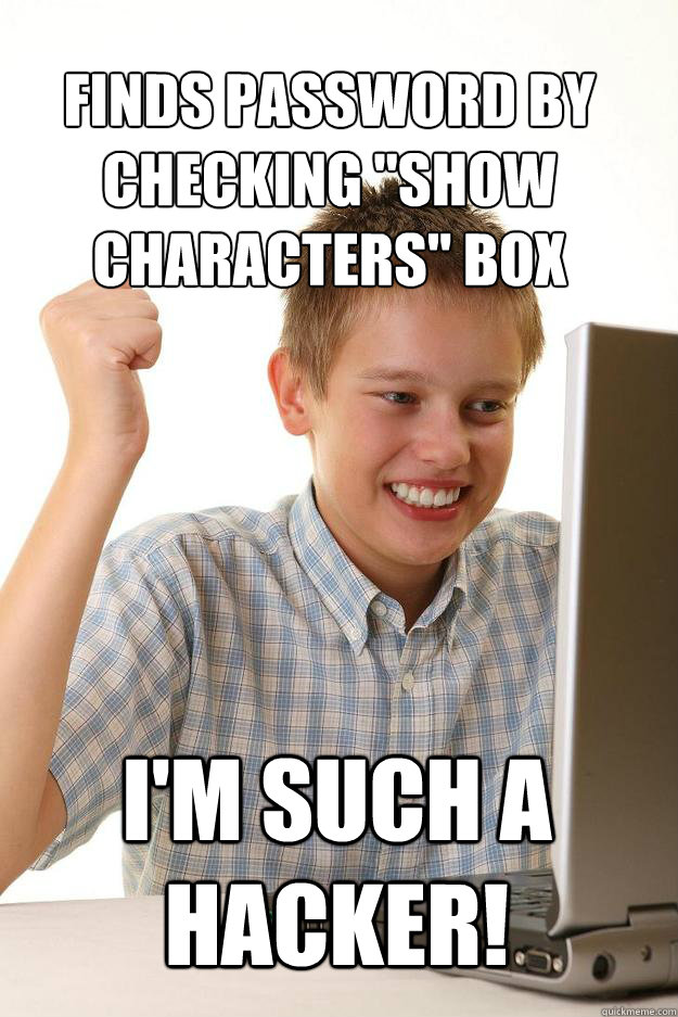 Finds password by checking 