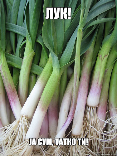 ЛУК! ЈА СУМ, ТАТКО ТИ!  