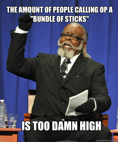 The amount of people calling OP a 