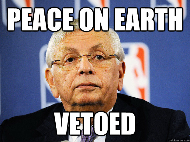 peace on earth Vetoed - peace on earth Vetoed  David Stern Vetos