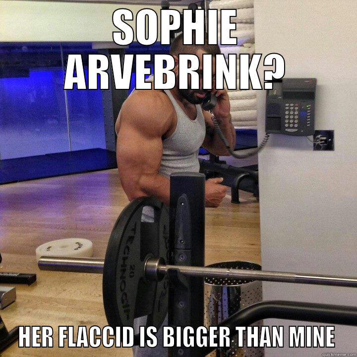 SOPHIE ARVEBRINK? HER FLACCID IS BIGGER THAN MINE Misc