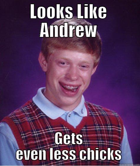 Looks Like Andrew Hansel - LOOKS LIKE ANDREW GETS EVEN LESS CHICKS Bad Luck Brian