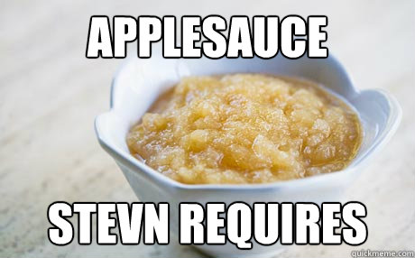 Applesauce stevn requires  Applesauce