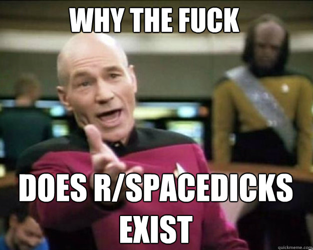Why The Fuck Does r/spacedicks exist   Why the fuck