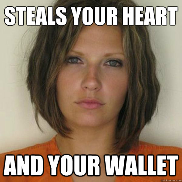 steals your heart and your wallet - steals your heart and your wallet  Attractive Convict