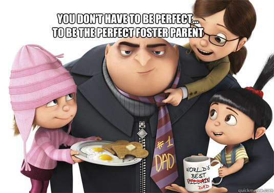 You Don't have to be perfect...
to be the perfect foster parent  