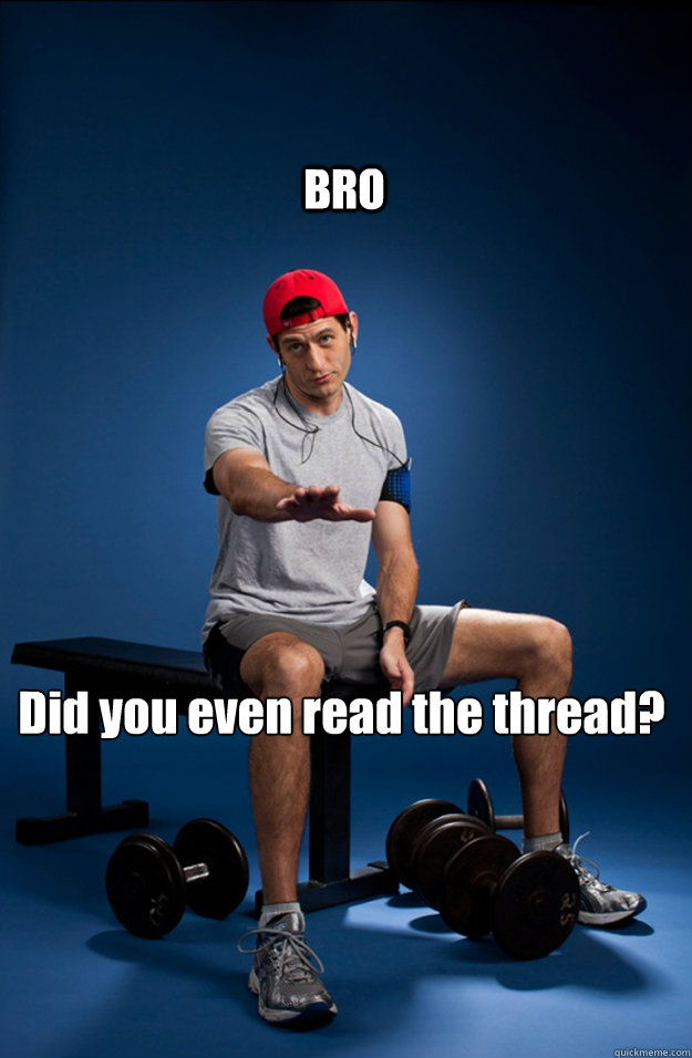 BRO Did you even read the thread? - BRO Did you even read the thread?  Paul Ryan