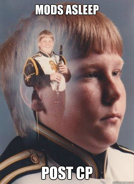 mods asleep post cp  PTSD Clarinet Boy