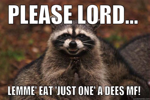 PLEASE LORD... LEMME' EAT 'JUST ONE' A DEES MF! Evil Plotting Raccoon