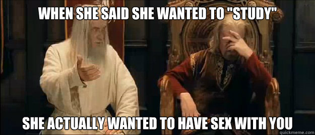 When she said she wanted to 