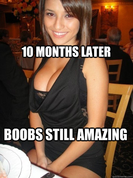 Boobs still amazing 10 months later - Boobs still amazing 10 months later  Misc