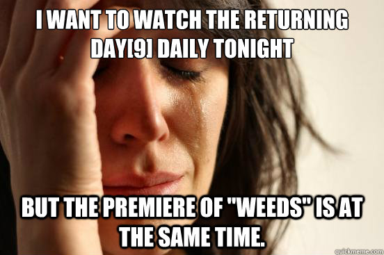 I want to watch the returning day[9] daily tonight But the premiere of 