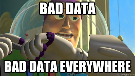 BAD DATA BAD DATA EVERYWHERE - BAD DATA BAD DATA EVERYWHERE  Buzz Lightyear