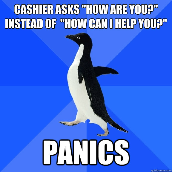 Cashier asks 