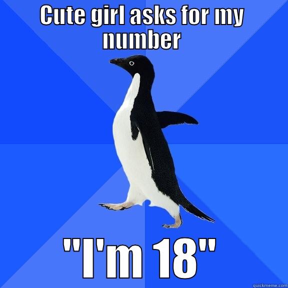 CUTE GIRL ASKS FOR MY NUMBER 