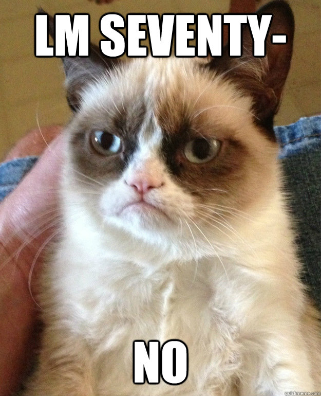 LM Seventy- NO  grumpycat