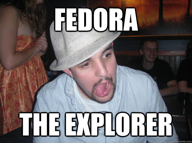 fedora the explorer  Fedora the