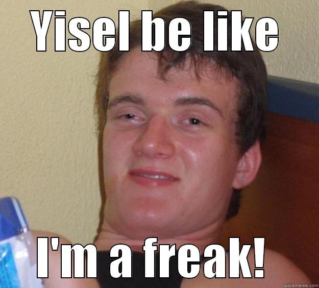 YISEL BE LIKE I'M A FREAK!  10 Guy