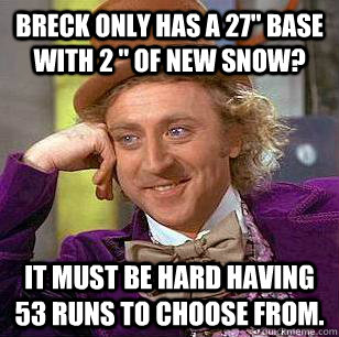 Breck only has a 27